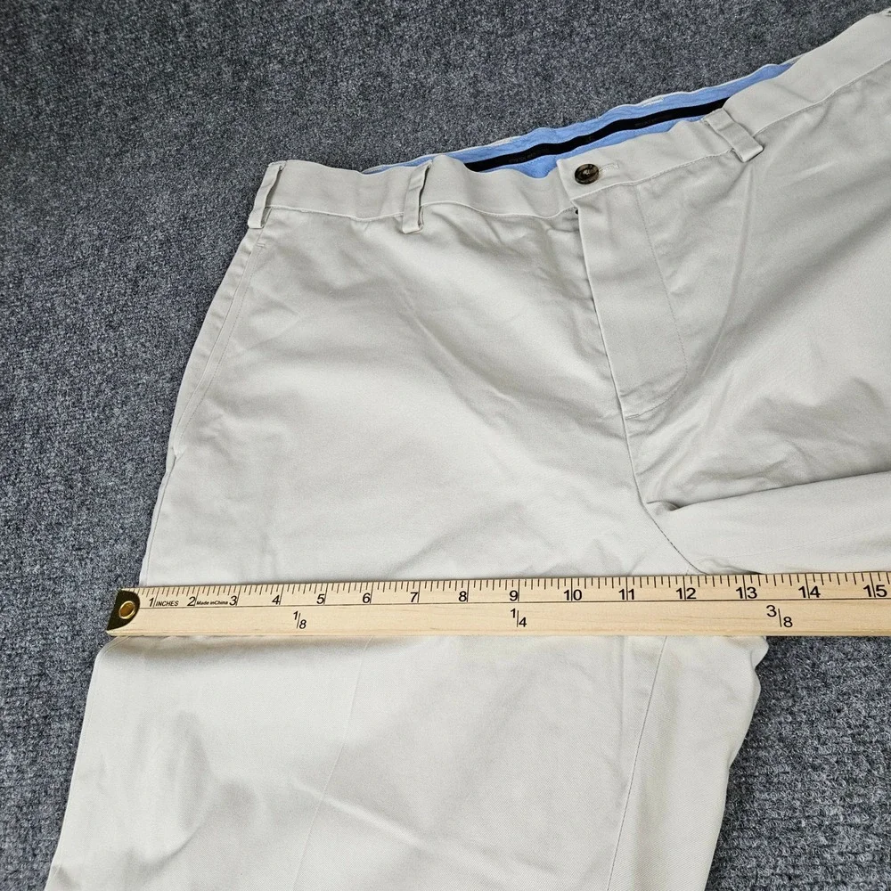 Brooks Brothers Advantage Chino Stretch Clark Fit Khaki Pants Mens 36x34 Tan